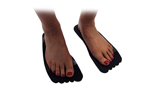 Pies adhesivos He-Shi, pies desechables para bronceado en spray, livianos e higiénicos, 25 unidades