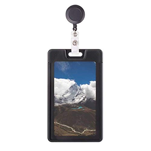 Enrouleur porte-badge rétractable Blue Sky motif paysage nature pour entreprise