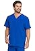 Dickies EDS Essentials Men Scrubs Top V-Neck DK645, L, Galaxy Blue