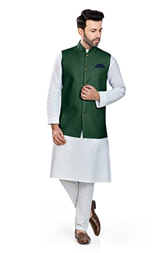 Image of BE ACTIVE Mens Nehru Jacket For Men|| Linen Waistcoat for Ocassion|| Mens Nehru Jacket