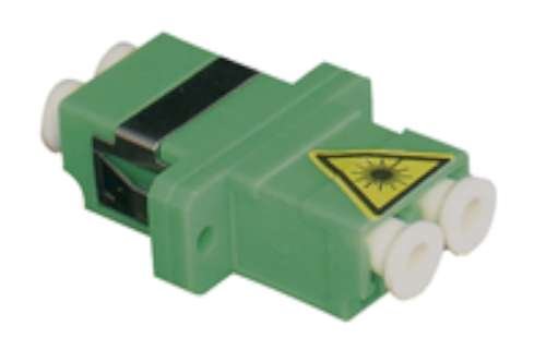 Adaptateur LC duplex Efapel VDI pour centraliser la fibre optique salon