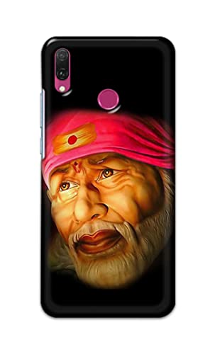 Image of PRINTFIDAA Sai Baba Lord Shiridi Great God Hinduism Religious Hard Back Cover for Huawei Y9 (2019), JKM-LX1, JKM-LX2, JKM-LX3, JKM-AL00 /JKM-TL00 Back Cover -(P6) KAT1002