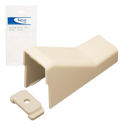 ICC Raceway Ceiling Entry and Clip, Wire Organizer and Cable Mana...