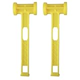 Campinghammer, tragbarer Kunststoff-Schlägel, Bodennägel, Hammer-Abzieher, Werkzeug zum Entfernen...