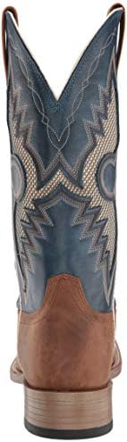 Ariat Mens Solado VentTEK Western Boot Sorrel Crunch/Cowboy Blue 10.5 | Image 2