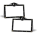100 Pack Graduation Place Cards 2×3.5 Inch Seating Name Card Tented Cards for Buffet Table Supplies Party Decorations