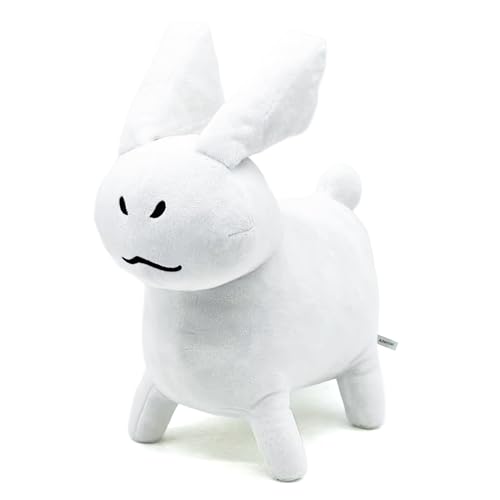 Adenzai White Gubby Rabbit Plush Toy – Soft Forsaken Gubby Plush Stuffed Animal, Cute Game Character Collectible Plushie Gift for Kids and Gamers...