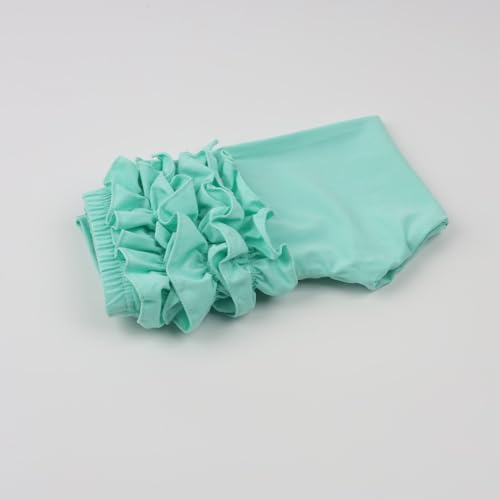 Image of HOOLCHEAN Baby Toddler and Little Girls Ruffles Buttocks Leggings Solid Color Pants