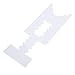 Eminchu 2 Pack Couch Wall Spacer, Clear Acrylic Adjustable Furniture Protector, Fire Hazard Protector with No Tools Installation, Ideal for Sofa, Bed & Cabinet (5 Slots)