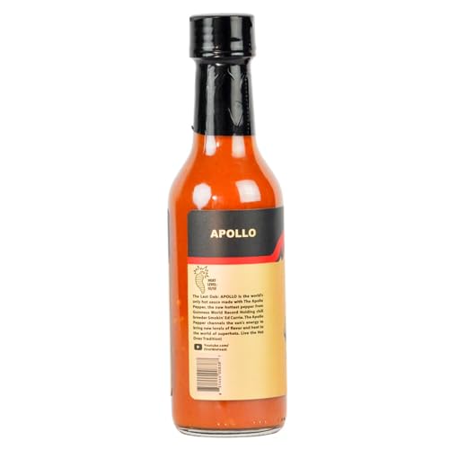 Image of Hot Ones The Last Dab Apollo Hot Sauce Made With Natural Ingredients & Extra Hot Flavors, The Only Hot Sauce In The World Made With The Apollo Pepper, 5 fl oz Bottle (3-Pack)
