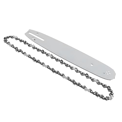 Mediawave Store - Kit Catena E Barra, Ricambio Per Motosega A Batteria Senza Fili, Catena Per Motosega, Barra Di Guida, Pezzi Di Ricambio Per Attrezzi