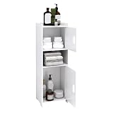 Mobiletto bagno, armadietto WC a colonna, mobile WC per bagno, cassetto, vano, salvaspazio, 24 x 20 x 72 cm(24 * 20 * 72cm)