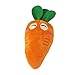 1 PACK PUPPIA SQUAIAY Peluche Giocattoli carino Carota Tipo Peluche Giocattoli per cani Peluche Giocattoli da masticazione divertenti per animali domestici bambole peluche