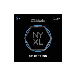 D’Addario NYPL0115 Corde pour guitare (Pack de 2) – Tirant .0115 - Les Beatles, Paul McCartney, John Lennon, RIngo Starr, George Harrison