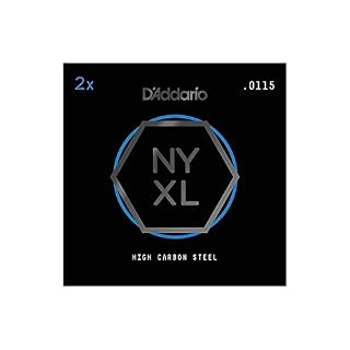 D’Addario NYPL0115 Corde pour guitare (Pack de 2) – Tirant .0115 - Les Beatles, Paul McCartney, John Lennon, RIngo Starr, George Harrison
