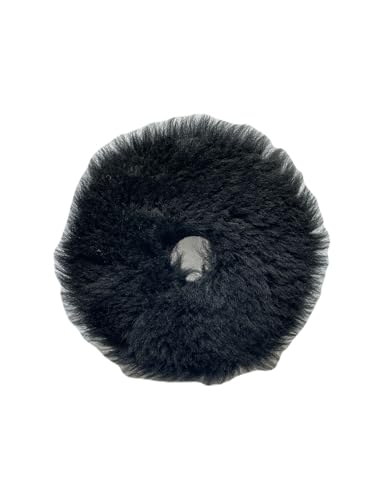 Polish Art Professional Detailing Buff ロングウールバフ ブラックヘアー 5インチ 外径内径(130mm)1枚 ペーパー消し 傷消し