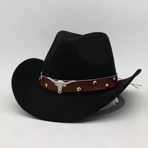 Image of Cowboy Hat Bands for Men and Women,Hatbands Belt for Cowboy /Western /Fedora /Cowgirl Hats Multicolor