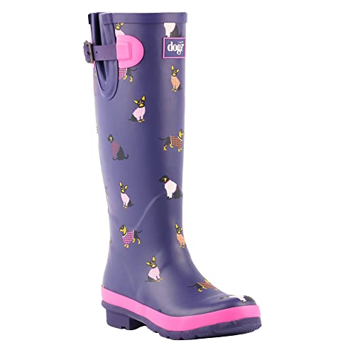 Lazy Dogz Damen Harper Mode-Stiefel, Navy, 38 EU