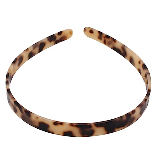 FRCOLOR Leoparden Haarreif Damen Schmaler Rutschfester Haarreifen Haarschmuck Für Reisen Und Alltag