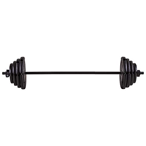 Club Quality 4-Weight Deluxe Barbell Set (Includes The bar)
