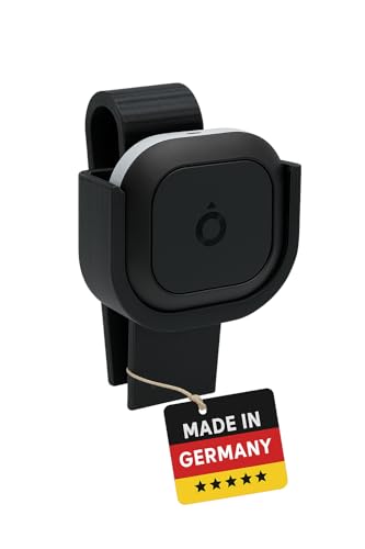 Sonnenblenden-Halterung kompatibel mit Tomtom Verkehrs-Assistent „Tom“ (Tomtom Tom Radarwarner) - StabilerClip für Autos | Fester Halt, Vibrationsarm, Einfache Montage (Schwarz)