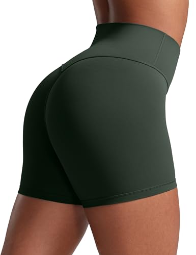 Image of CRZ YOGA Secretsculpt Biker Shorts 4 inch | Booty Scrunch Butt, Butterlift, Buttery Soft, Moderate Compression, Workout, Pilates, No Front Seam, High Waist, for Women