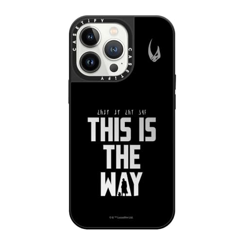 Coque miroir iPhone 13 Pro Mandalorian idéale pour le quotidien des fans