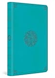ESV Large Print Value Thinline Bible (TruTone, Turquoise, Emblem Design)