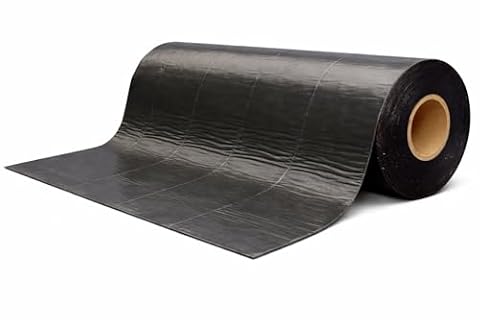 Folia uszczelniająca dachowa bitum elastomerowy z kolorową powłoką aluminiową 10 m2. Metalowy dach z rolki. Samoprzylepny format 1 x 10 m kolor czarny.
