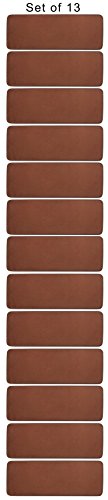 Seloom Washable Non-Slip Stair Treads Carpet With Skid Resistant Rubber Backing Specialized For Indoor Wooden Steps (25.5X9.5 Inch, 13Piece, Pure Brown) #TOP6