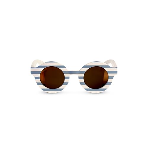 SUAVINEX, Gafas de Sol para Bebés de 0 a 12 Meses, Polarizadas, con Filtro UV400, Cat. 3, 100% Protección Rayos UVA y UVB, Funda Incluida, Muy Flexibles y Ligeras, Redondas Studio 2026, Color Azul