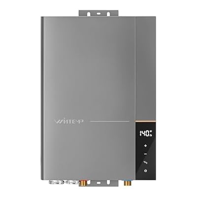 WINTEMP Electric Tankless Water Heater 36KW 240V, Endless On - Demand Hot Water, Suitable for Residential Whole House Shower, Self - Regulating Technology with WIFI Remote Control WN36