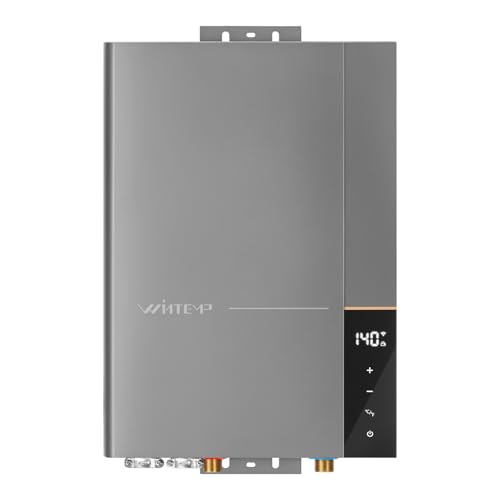WINTEMP 36kW Tankless Electric Water Heater 240V, Instant On-Demand Endless Hot Water, Up to 8.7 GPM, LED Temperature Display, Whole House Supply, WiFi Control, ETL Certified