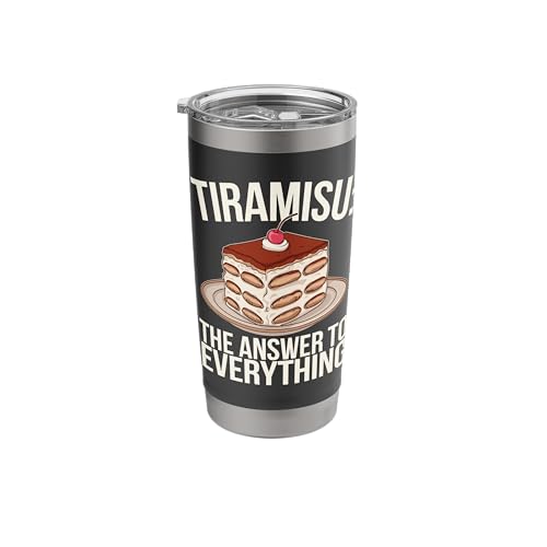 Gourmet Dessert Enthusiast Tiramisu Recipe Espresso Delight Stainless Steel Insulated