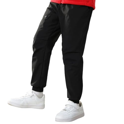Pantalones de senderismo para niños que repelen el agua para jugar sin mojarse