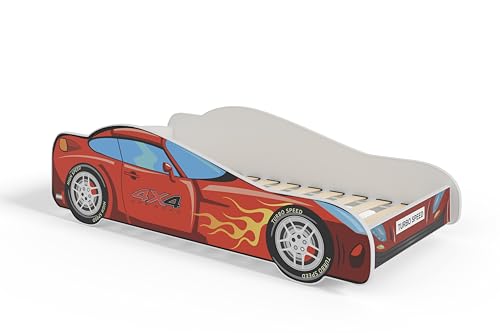 KOBI Cama Infantil Spider Bat Car 140x70