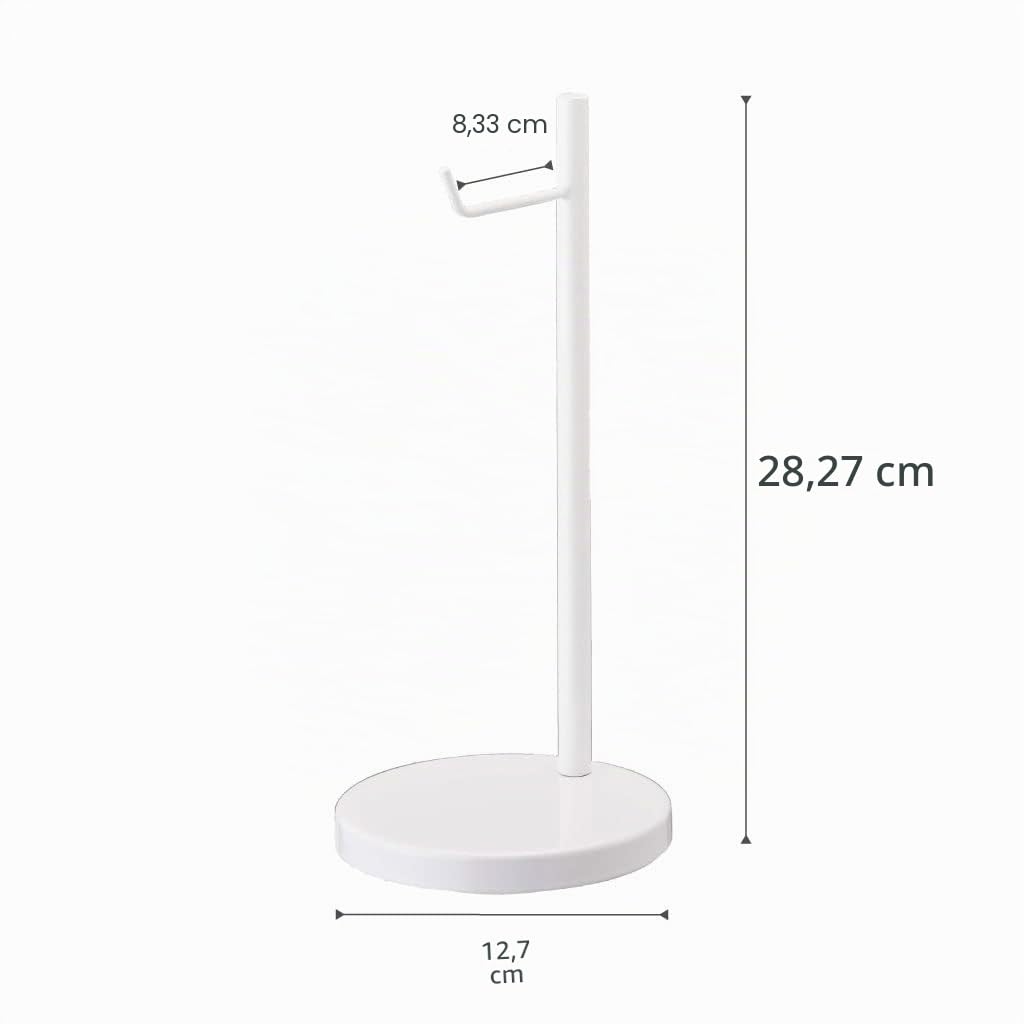 YAMAZAKI Supporto per cuffie, colore: Bianco