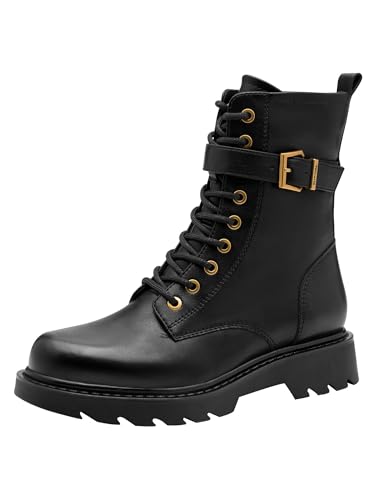 Tamaris Damen Boots Synthetik, schwarz, 39 EU – Ansicht 1