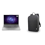 Kit Lenovo - Notebook Gamer Lenovo LOQ E Core i5-12450HX, 8GB, 512GB SSD, RTX 3050 6GB, 15.6' 144Hz, Linux 83MES00100 + Mochila para Notebook Preta