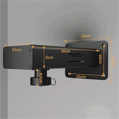 Soporte de proyector adaptador de pared compatible con un solo agujero de cine en casa 2