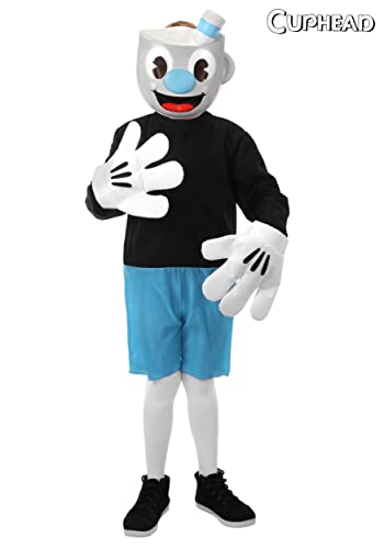 Disfraz completo niño Mugman de Cuphead miniatura 2