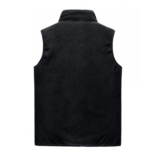Men's Sleeveless Outerwear Warm Full Zip Fleece Vest for Winter Comfort and Style Lightweight Insulated Layer for2