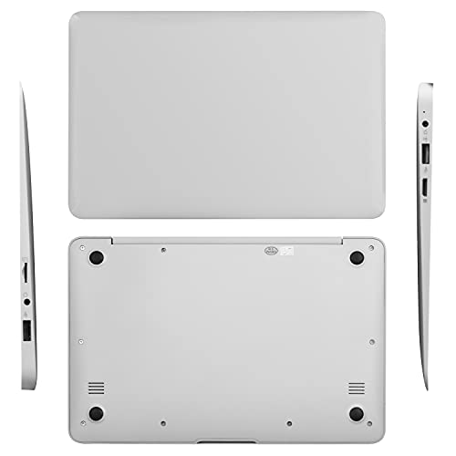 Smart-Us Zwying High-Performance Laptop 10.1 Inch Ultra-Thin Portable Office Entertainment Notebook Only 0.8Kg Quad-Core Processor 2G+32Gb Emmc Pre-Installed Win 10 Professional, Office 2010 (White) #TOP1