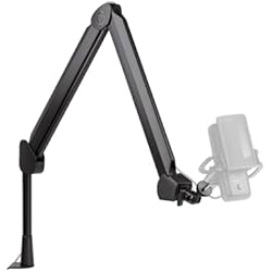 Elgato Wave Mic Arm - brazo articulado profesional con ranuras para cables, abrazadera de mesa, adaptadores de rosca, totalmente ajustable, ideal para podcasts, streaming, juegos, oficina, grabación