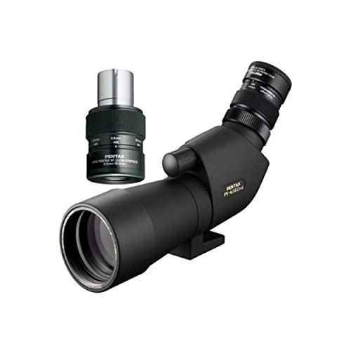 High-Precision Pentax PF-65EDA II 65mm Spotting Scope with Extra-Low Dispersion Glass - Ideal for Birdwatching and Target Practice Bundle with XF Zoom Eyepiece 6.5-19.5mm (2 Items) -  70967_K2