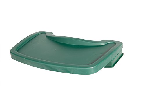 Rubbermaid Commercial Products Food Tray for Sturdy High-Chair, Dark Green (FG781588DGRN)