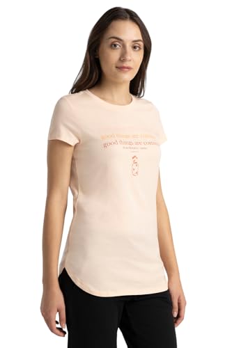 Image of Van Heusen Women's Cotton Regular Fit T-Shirt