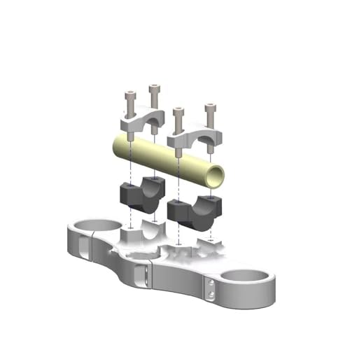 Elevar manillar para MT09 y XSR900 para eliminar el dolor de espalda 5