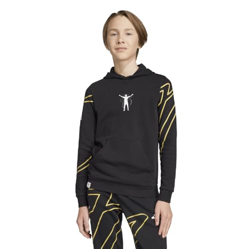 adidas Boy's Juniors Jude Bellingham Culturewear Hoodie in Black