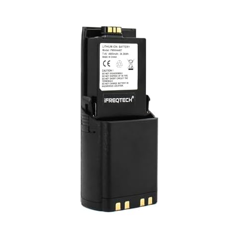 IFREQTECH PMNN4487 PMNN4487A 4900mAh Li-Ion Battery Compatible for Motorola APX7000 APX6000 APX8000 SRX2200N APX7000XE APX8000X Radio Battery NNTN8930 Pmnn4486A NNTN7038A NNTN7038B (Non-IMPRES) Cover